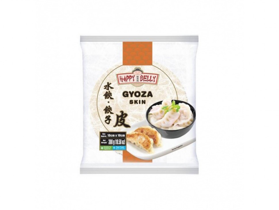 Тесто для пельменей Гёдза Happy Belly, 30 листов 100х100 мм, 300 г, Сингапур