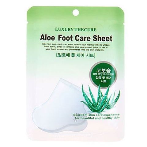 Маска для ног с экстрактом алоэ Aloe Foot Care Sheet, 8мл*2