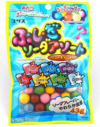 Жевательные Конфеты Корис  Coris 43г с таинственными вкусами 7-ми газировок Mysterious Soda 