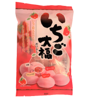 Моти Дайфуку с Цунаки (японская клубника) Kubota Seika 130г,( пакет 10 шт) Япония
