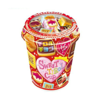 Шоколадные конфеты TIROL (Тирол) ассорти вкусов: кофейная нуга, молоко, соленая карамель, малиновый пудинг, карамель с хрустящей крошкой, брауни Sweet Cup, 40 штук 262,5г Япония