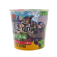 Лапша с перцем чили, говядиной и бобовой пастой Адзуки Наруто &quot;Ичираку&quot; Kakashi Naruto Yile Noodles, 105г, Китай