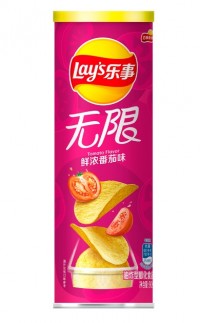Чипсы Лейс Lays Stax Томат, 90г, Китай 