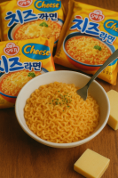 Сырный рамен Оттоги быстрого приготовления в большой чашке, 95г Южная Корея
