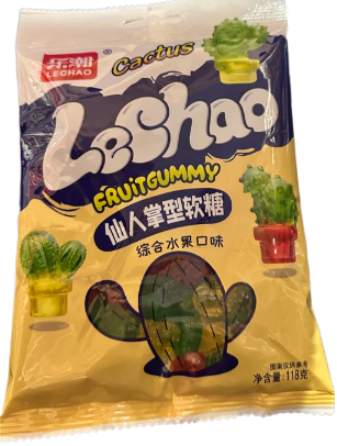 Мармелад LECHAO Кактус фруктовые вкусы, 118г