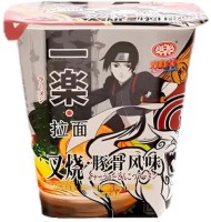 Рамен бп со свининой барбекю, соевым соусом и овощами Ичираку Наруто Naruto Yile Noodles, 108 г, Китай