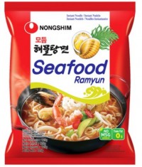 Лапша NONGSHIM Рамен со вкусом морепродуктов, 125г.