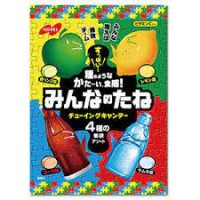 Жевательные конфеты ассорти газировок Nobel, 88г, Япония
