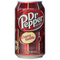 Газированный напиток Dr Pepper Cherry Vanilla, 355мл, США