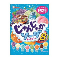 Леденцы со вкусом газировок: кола, раменэ, мирин, сидр, персик, дыня, виноград, лимонад Lion, 152г Япония