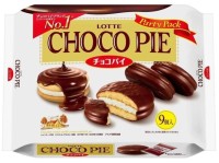 Шоколадное пирожное Чоко Пай "Party Pack" Япония Классическое (31гх9шт), Lotte, 279гр.