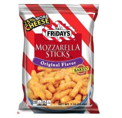 Запеченные палочки с сыром моцарелла Friday's Mozzarella Sticks, 99г, США