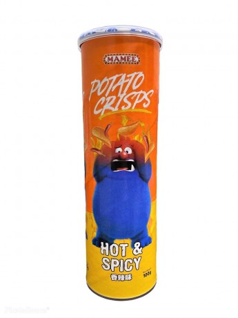 Чипсы MAMEE острым перцем hot&spicy POTATO CRISPS 100г, Малайзия