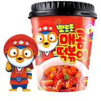 Рисовые ТОКПОККИ с соусом чили Пороро Ттеокбокки GRUNAMU 120г Корея