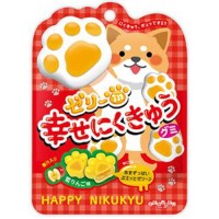 Мармелад яблочный "Счастливые лапки" с медовой начинкой Senjaku, 30 г, Япония