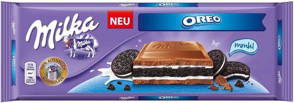 Шоколадная плитка Oreo & Milka, 300г