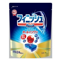 Таблетки для посудомоечной машины FINISH (аромат лимона), Япония, 24 шт/60 шт, Япония