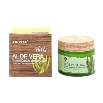 Крем для лица с микрокапсулами и соком алоэ Xaivita, 70г Корея