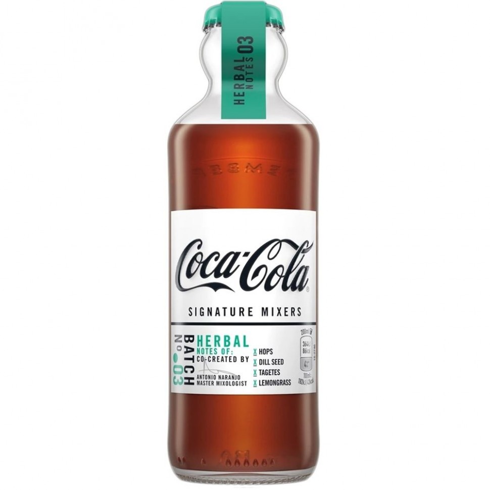 Газированный напиток Coca-Cola Signature Mixers Herbal, 200 мл