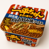 Якисоба "Ипей Тян" со вкусом окономияки по-кансайски "Ночной рынок" Мойджо Myojo Foods, Япония, 122г