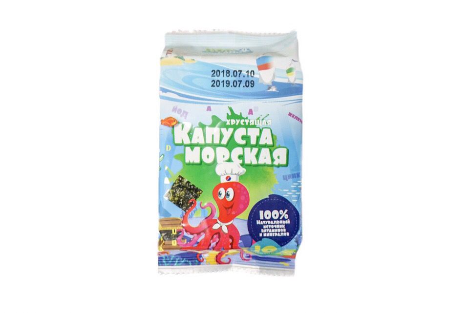 Нори-чипсы с солью, 4,5г,