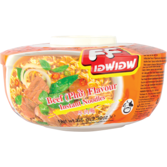 Лапша быстрого приготовления FF со вкусом говядины, 65г, Таиланд