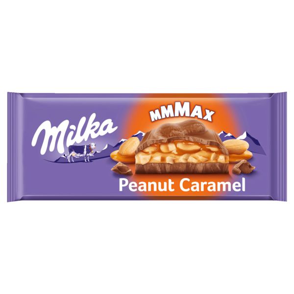 Шоколадная плитка Milka Peanut Caramel, 300г