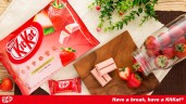 Японский Кит-Кат с клубникой Nestle Japan KitKat, 12шт по 11.3г