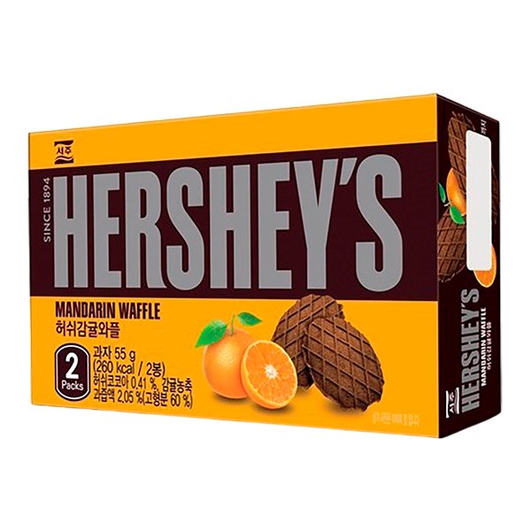 Вафли Hershey's мандарин, 55г