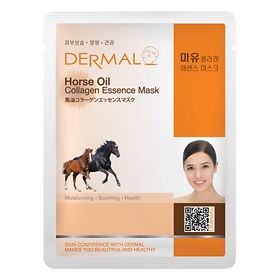 Dermal Маска с коллагеном, и конским жиром, 23г, Корея