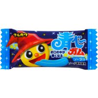 Жевательная резинка "Синий язык" со вкусом содовой Marukawa blue gum soda, 4г, Япония