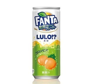 Японская Fanta со вкусом фрукта Луло, 250мл