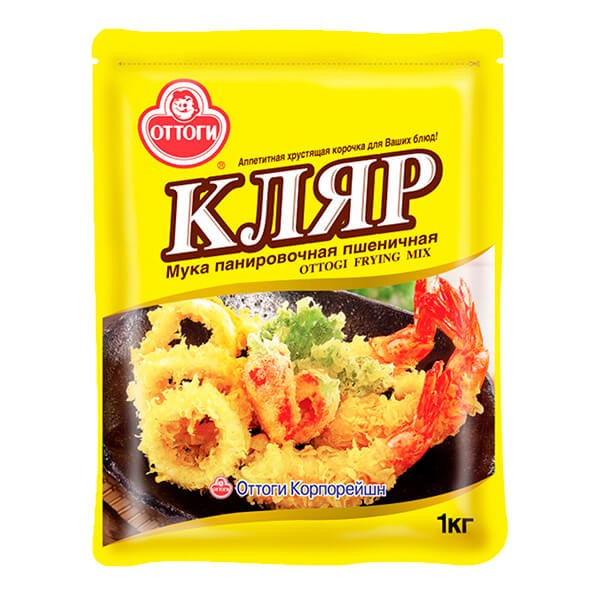 Мука панировочная Кляр для темпура Оттоги, 500 г, 1кг, Корея