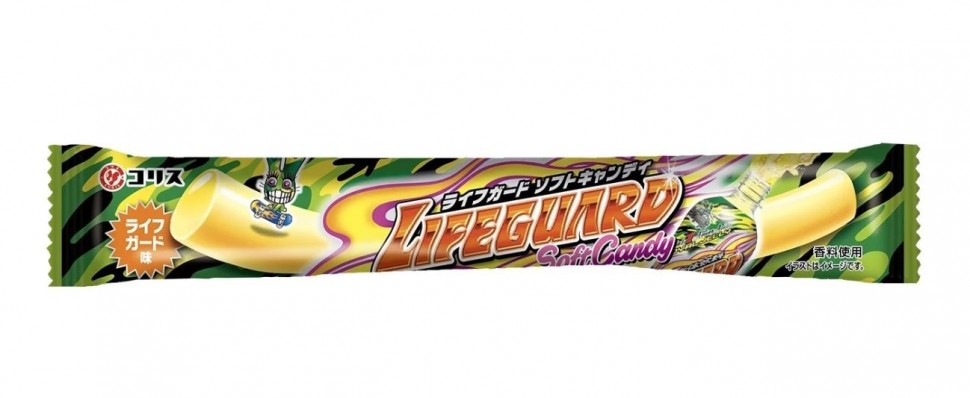 Жевательная конфета Корис "Спасатель" со вкусом медового энергетика Coris Lifeguard, 22 г, Япония