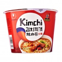 Лапша быстрого приготовления Нонгшим Кимчи Рамен, BIG BOWL (сушеная) (большой стакан) 112г, Nongshim, Корея