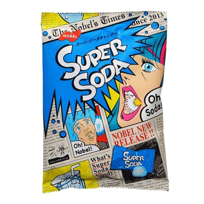 Карамель Nobel со вкусом содовой, 88г, Япония