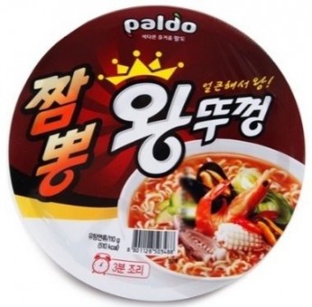 Лапша быстрого приготовления с морепродуктами Чампонг Вантуккон Paldo, Корея, 110 г 