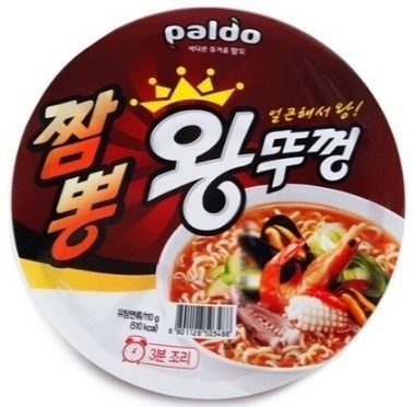 Лапша быстрого приготовления с морепродуктами Чампонг Вантуккон Paldo, Корея, 110 г