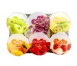 Желе в стаканчике фруктовое 1 вкус - личи, манго, яблоко, ананас, клубника, виноград ABC ,1 стаканчик, 20 г, Тайвань 