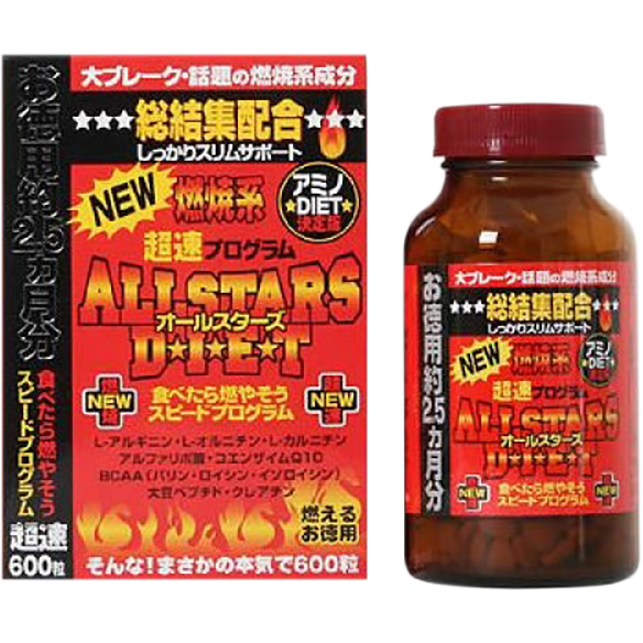 Купить БАД для похудения All Stars Diet, 600 таблеток, Япония по цене 4 310  руб.