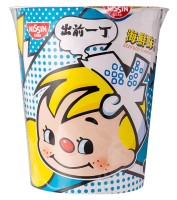 Лапша Nissin с острыми морепродуктами Hong Kong 75г Гонконг