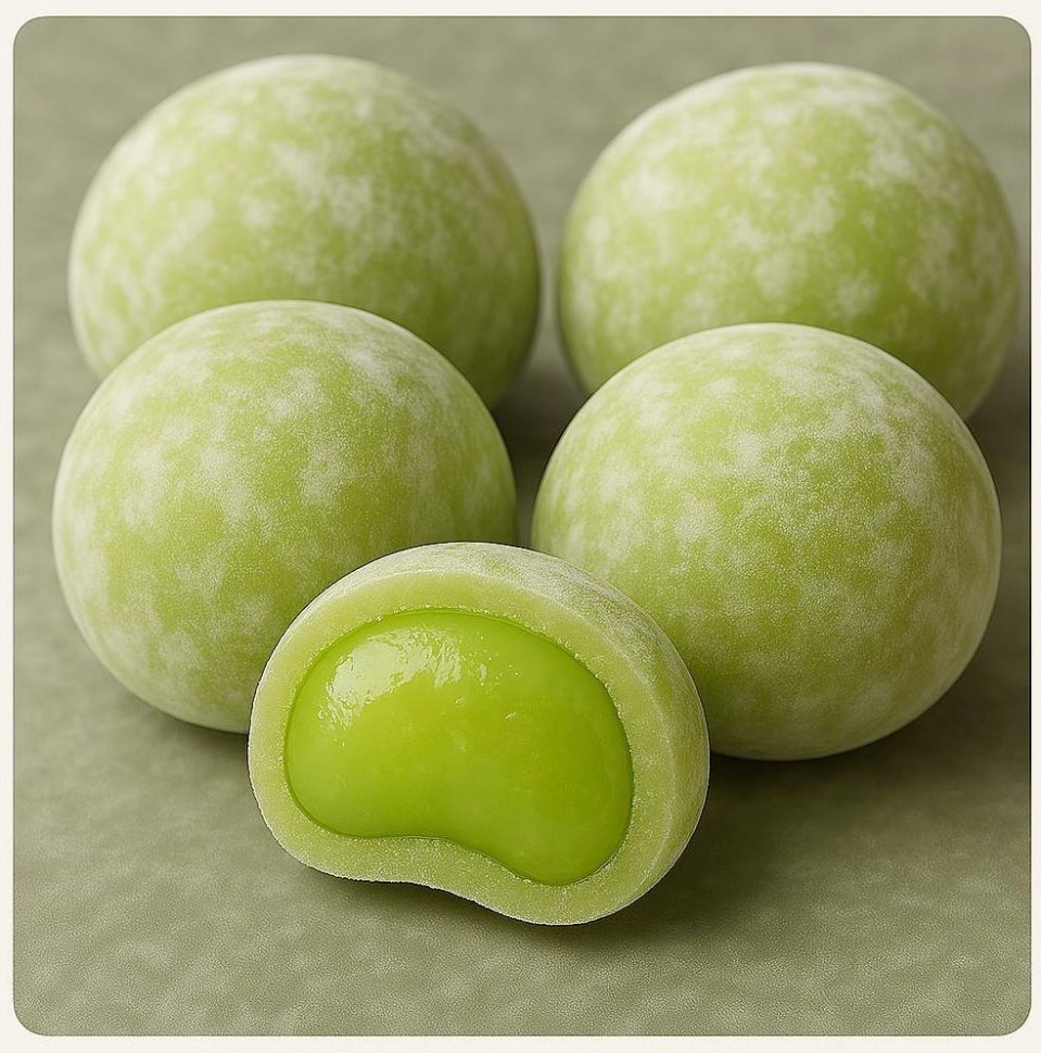 Японские Моти Дайфуку Мускатный Виноград Kubota Seika 6шт, 160г, Япония 