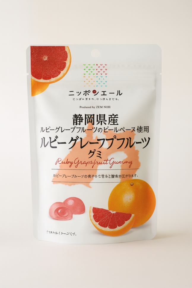 Мармелад Ниппон Эль "Красный грейпфрут из Сидзуока", Nippon Ale, Япония, 40 г