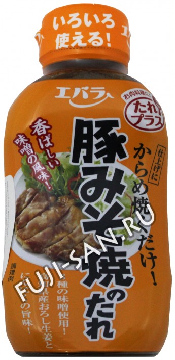 Соус Сёгаяки Ebara Foods, имбирный с мисо, для жареных блюд, 230г