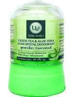 Кристаллический дезодорант с зеленым чаем и алоэ You&amp;I, 80 г, Таиланд
