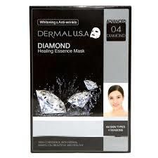 Коллагеновая маска двойного действия с порошком алмаза, Корея, 28г