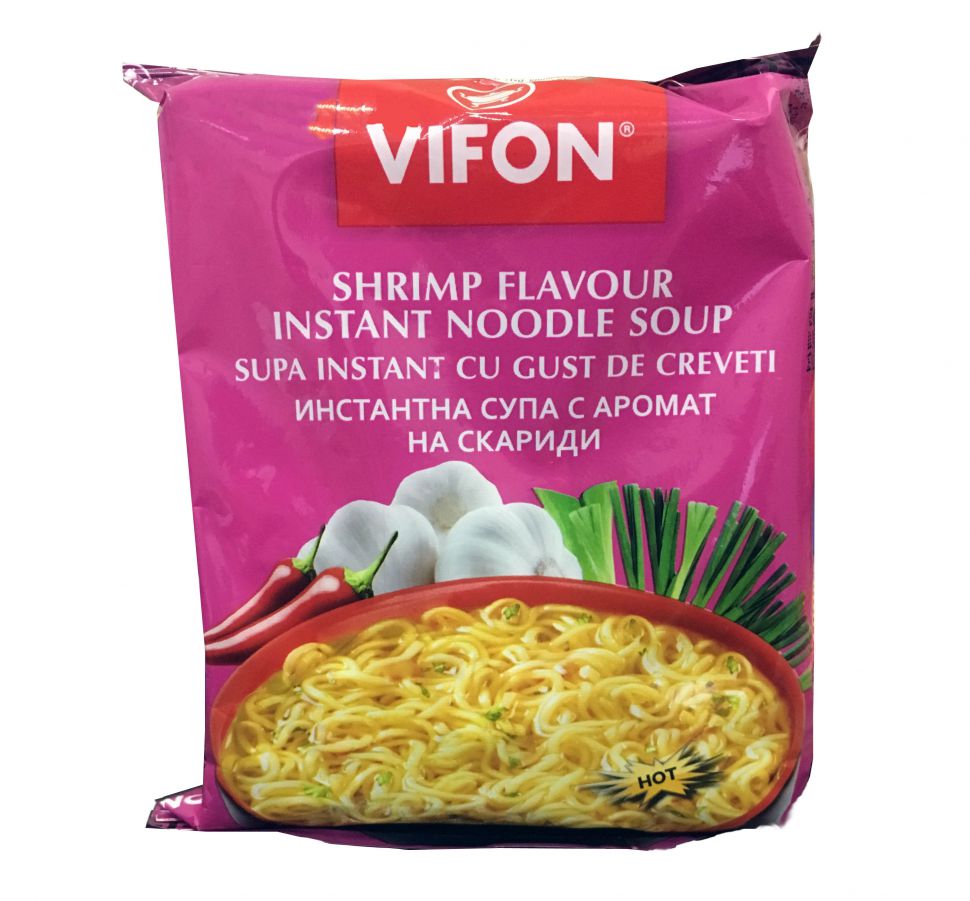 Лапша быстрого приготовления VIFON со вкусом креветок, Вьетнам, 60г