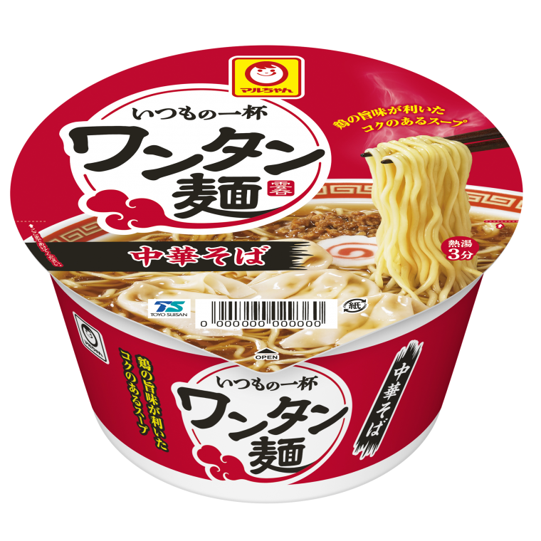 Рамен б/п Toyo Suisan с традиционными пельменями Вонтон и соевым соусом, 97г Япония