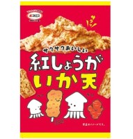 Сушеные кальмары в кляре Маруесу со вкусом красного маринованного имбиря Maruesu, 22 г, Япония