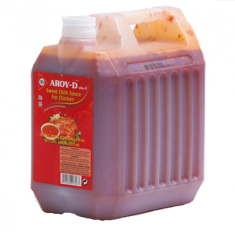 Соус чили сладкий для курицы AROY-D Sweet Chilli 5,4 кг (большая канистра)